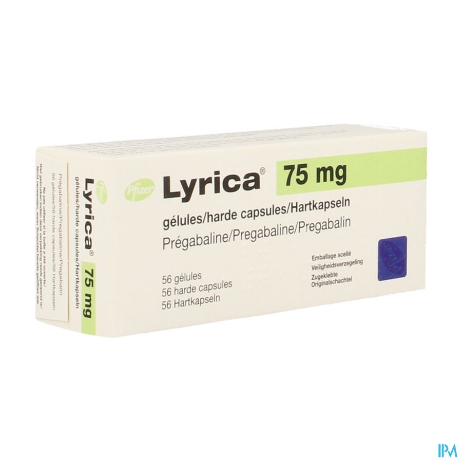 Lyrica 75mg Harde Caps 56 X 75mg Lyrica 75mg Harde Caps 56 X 75mg