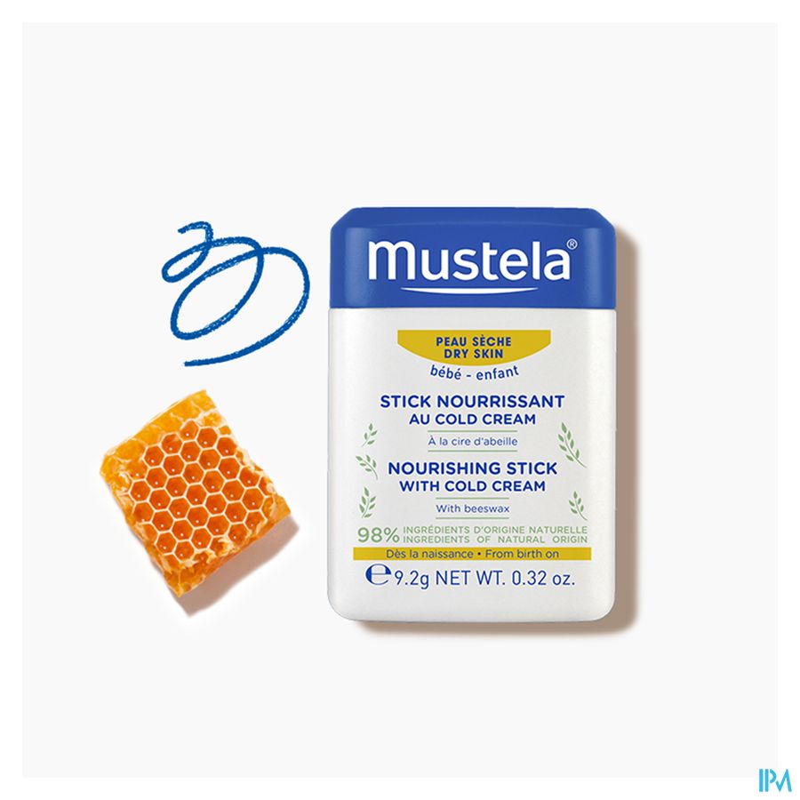 Mustela Ps Stick Voedend Cold Cream 9,2g 2