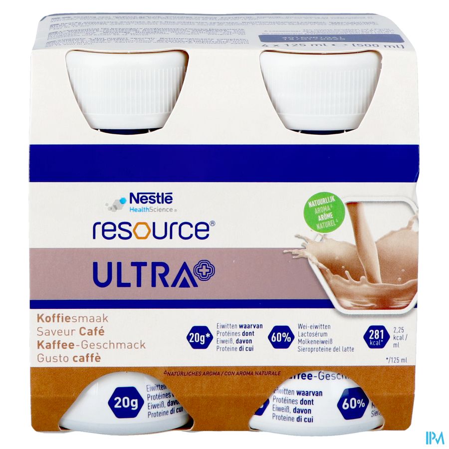 Resource Ultra+ Koffiesmaak 4x125ml Nf 2