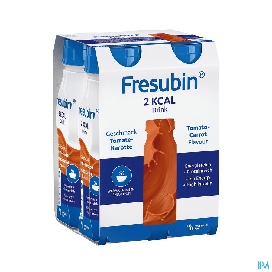 Fresubin 2kcal Drink Tomate-carot. Easybot.4x200ml Fresubin 2kcal Drink Tomate-carot. Easybot.4x200ml