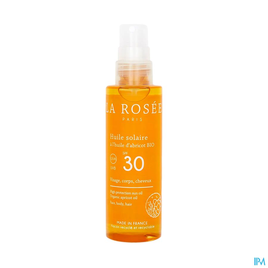 La Rosee Huile Solaire Abricot Ip30 Fl 150ml La Rosee Huile Solaire Abricot Ip30 Fl 150ml
