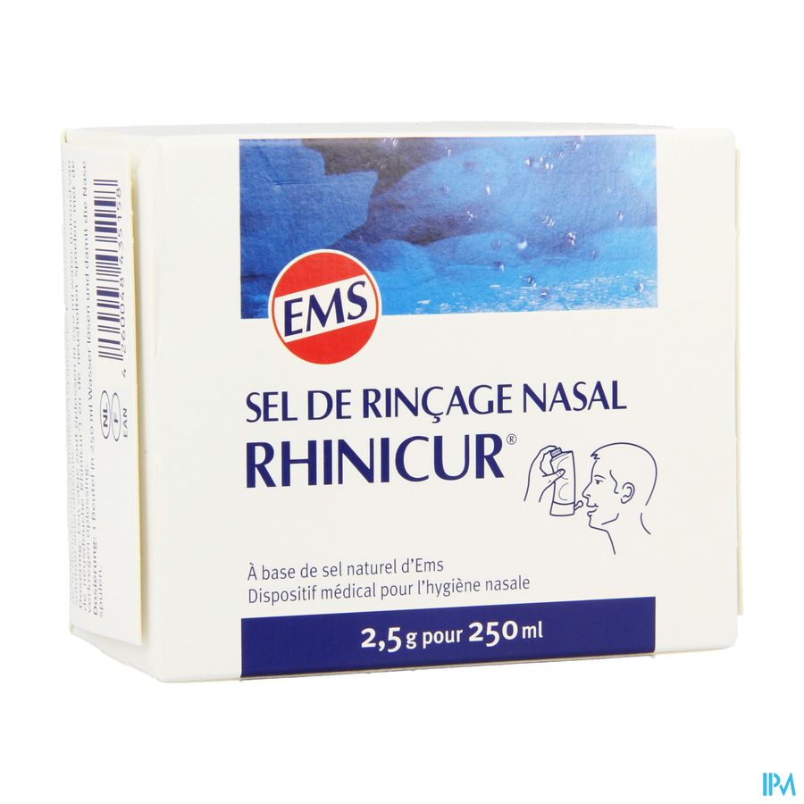 Rhinicur Nasaal Spoelzout Zakje 20x2,5g 2