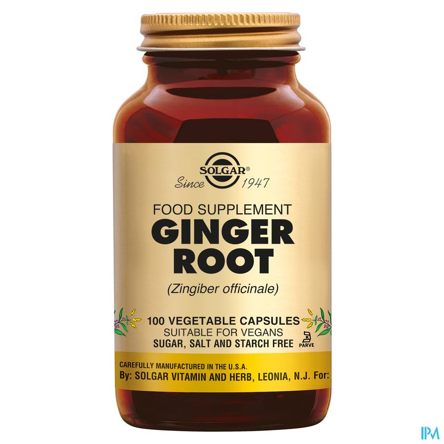 Solgar Ginger Root V-caps 100 Solgar Ginger Root V-caps 100