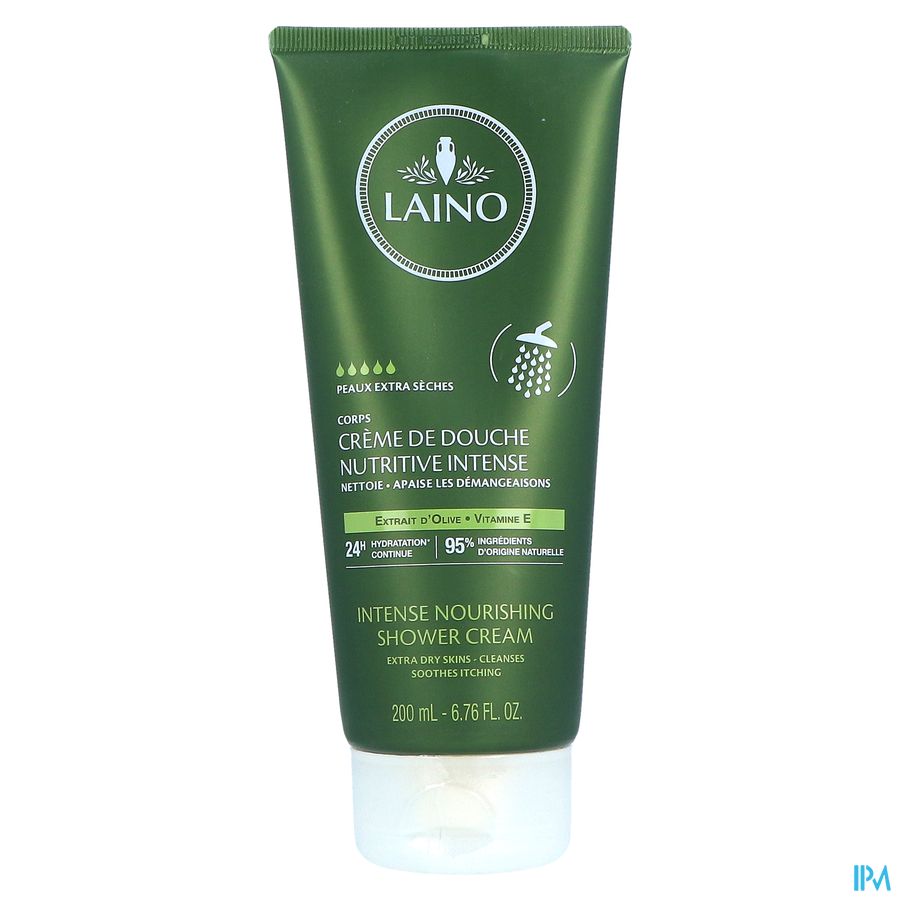 Laino Douchecreme Intense Olijf Tube 200ml 1