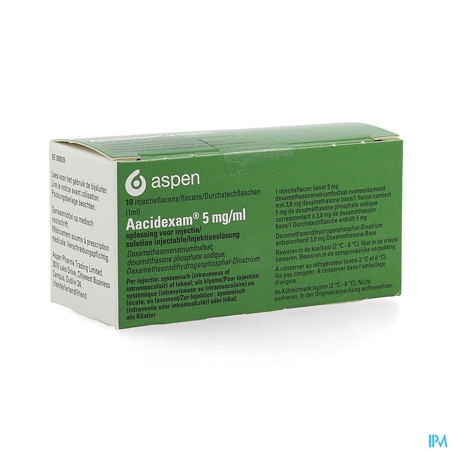 Aacidexam 5mg/ml Opl Inj Fl Inj 10 X 1ml