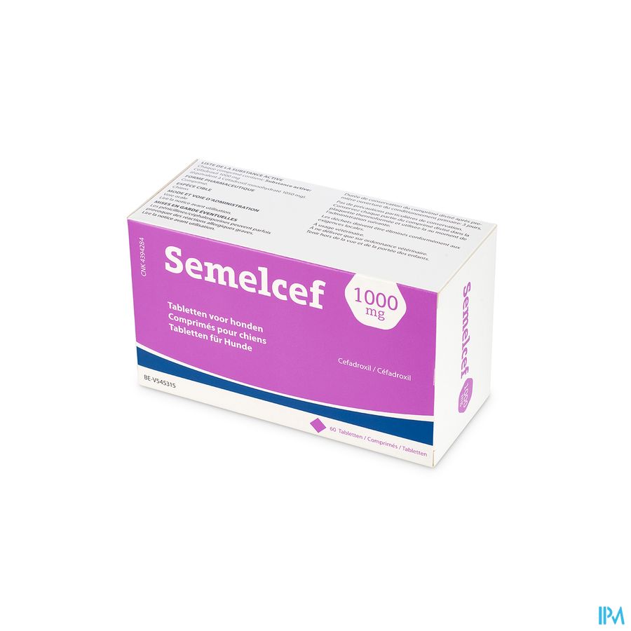 Semelcef 1000mg Hond Comp 60 Semelcef 1000mg Hond Comp 60