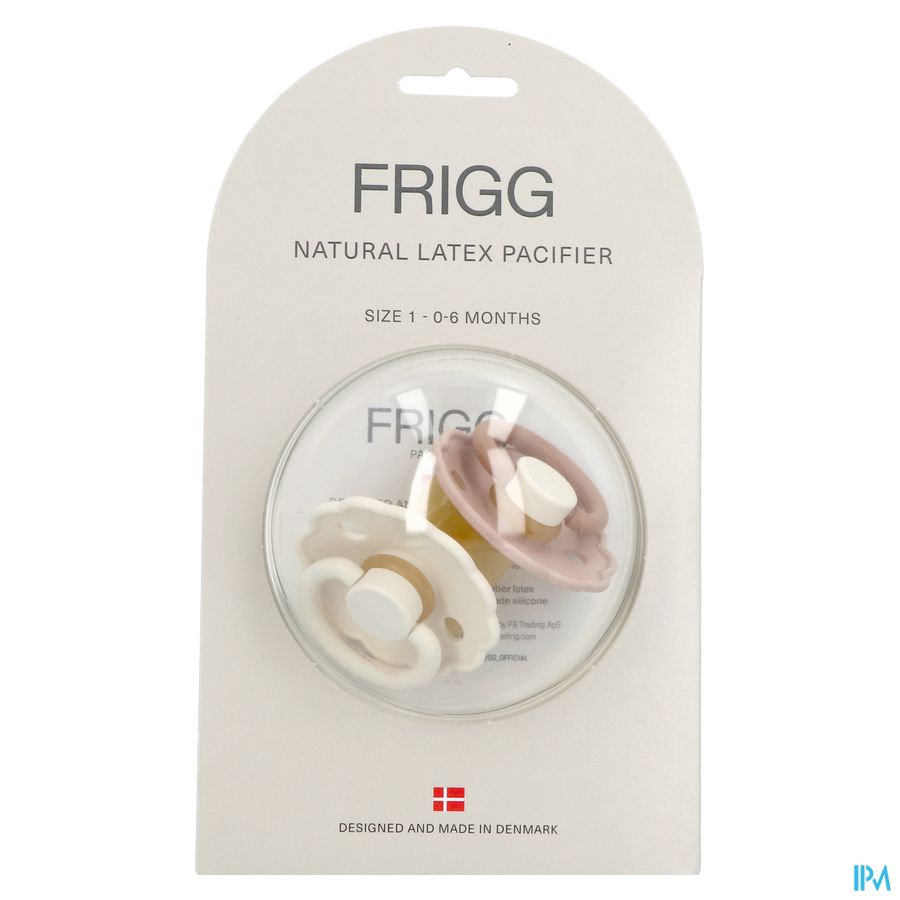 Frigg Daisy Fopspenen Latex T1 Biscuit/cream 2 1