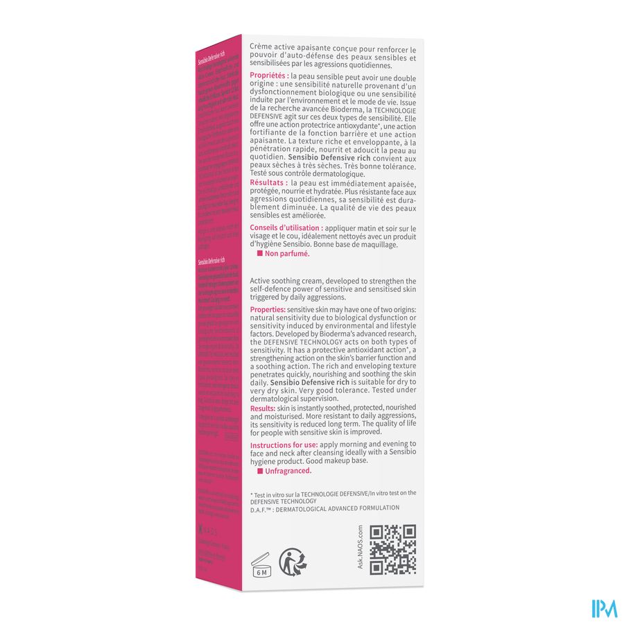 Bioderma Sensibio Defensive Rich 40ml 1
