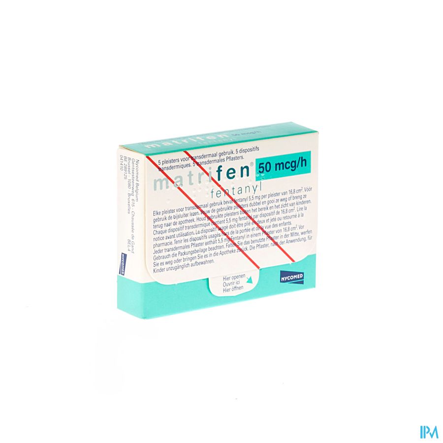 Matrifen 50 Ug/h Pleist Transderm 5 Matrifen 50 Ug/h Pleist Transderm 5