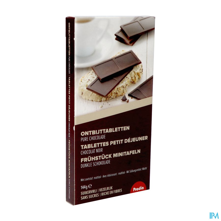 Prodia Ontbijttabletten Puur Choco 144g Revogan Prodia Ontbijttabletten Puur Choco 144g Revogan