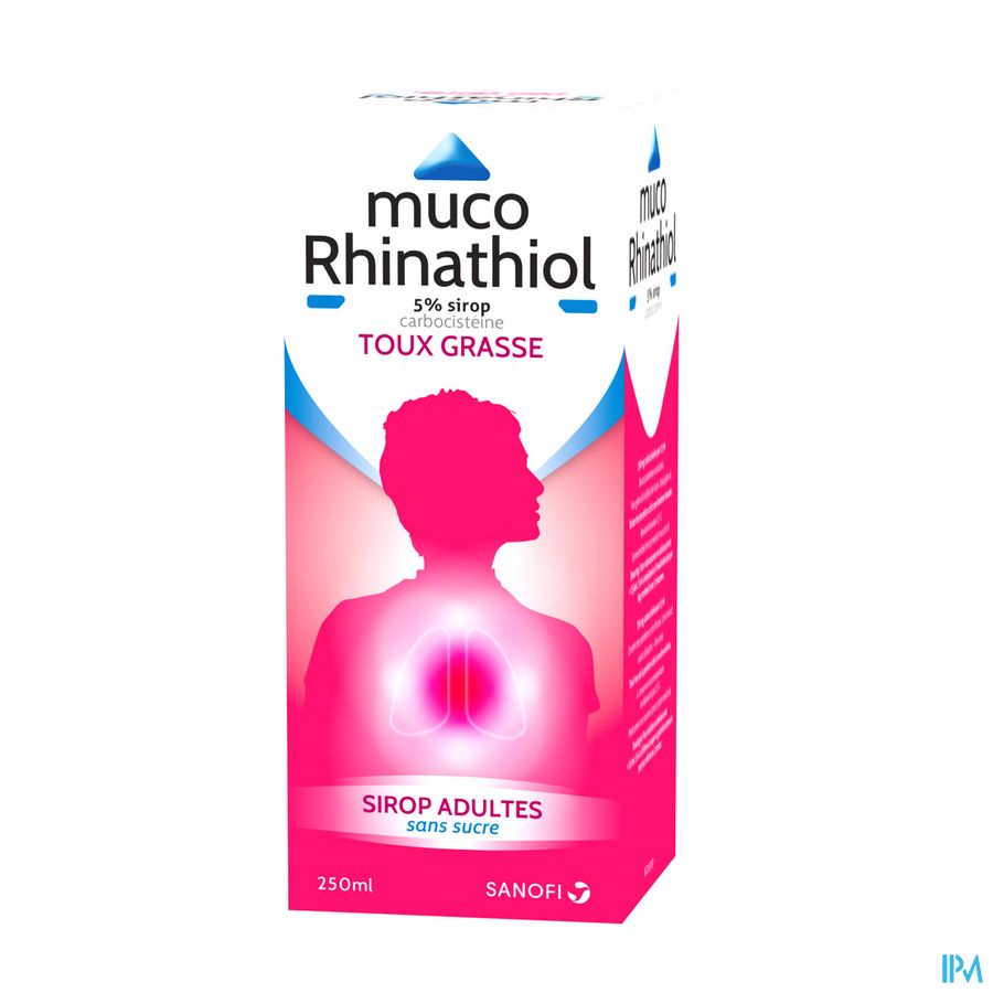 Muco Rhinathiol 5% Sir Ad S/sucre 250ml Muco Rhinathiol 5% Sir Ad S/sucre 250ml