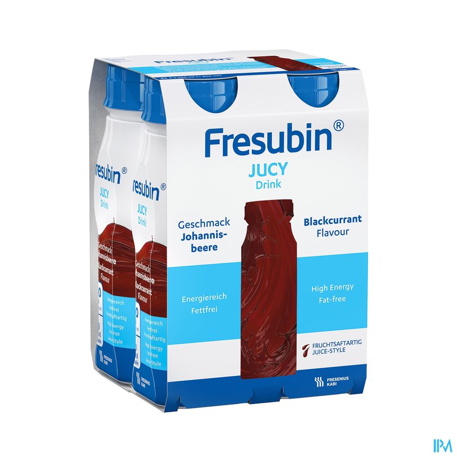 Fresubin Jucy Drink 200ml Cassis/zwarte Bessen Fresubin Jucy Drink 200ml Cassis/zwarte Bessen