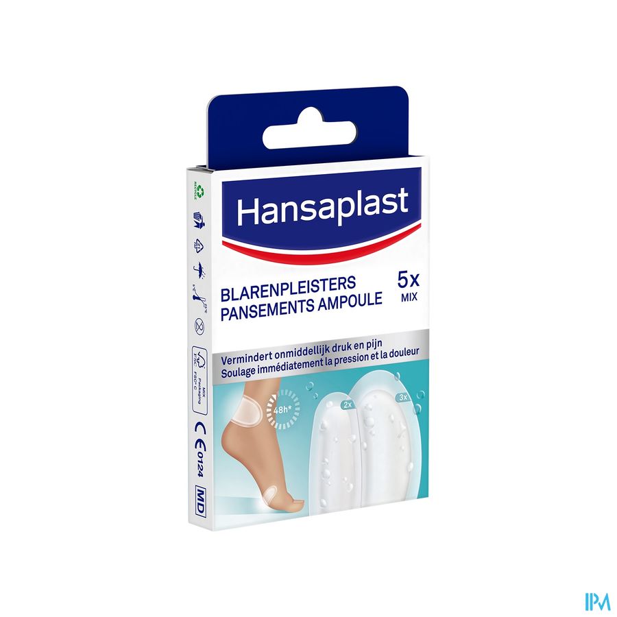 Hansaplast Pansement Ampoules Sos Mix 5 3