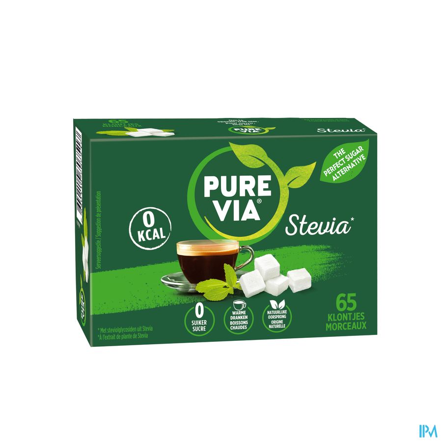 Pure Via Zoetstof Klontjes 65 (130g) Pure Via Zoetstof Klontjes 65 (130g)