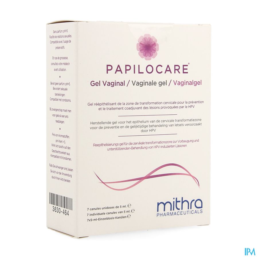 Papilocare Gel Vaginal Ud 7x5ml Papilocare Gel Vaginal Ud 7x5ml