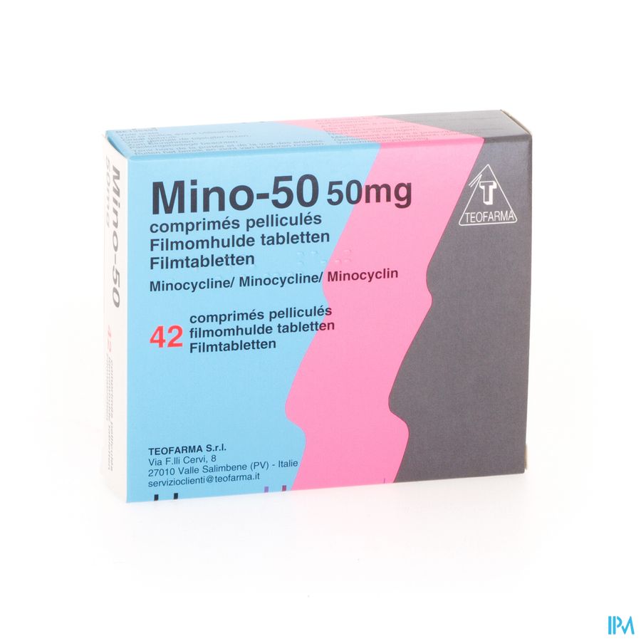 Mino-50 Comp 42 X 50mg Mino-50 Comp 42 X 50mg