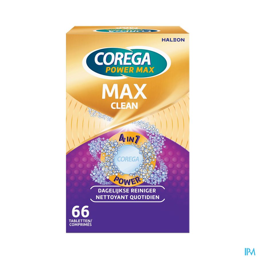 Corega Max Clean Tabl 66