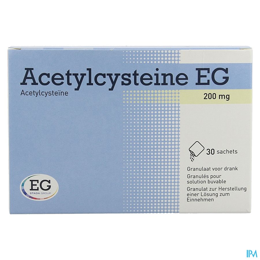 Acetylcysteine EG Sach 30X200Mg 2
