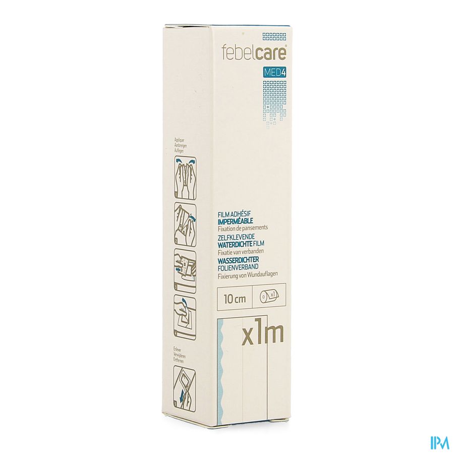 Febelcare Med4 Film Adhesif Wtp 10cm 1m 1 Febelcare Med4 Film Adhesif Wtp 10cm 1m 1