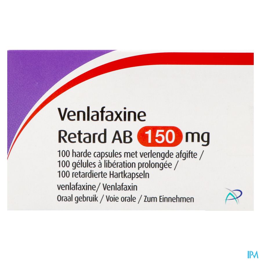 Venlafaxine Retard Ab 150,0mg Caps Verl. Afg.100 4