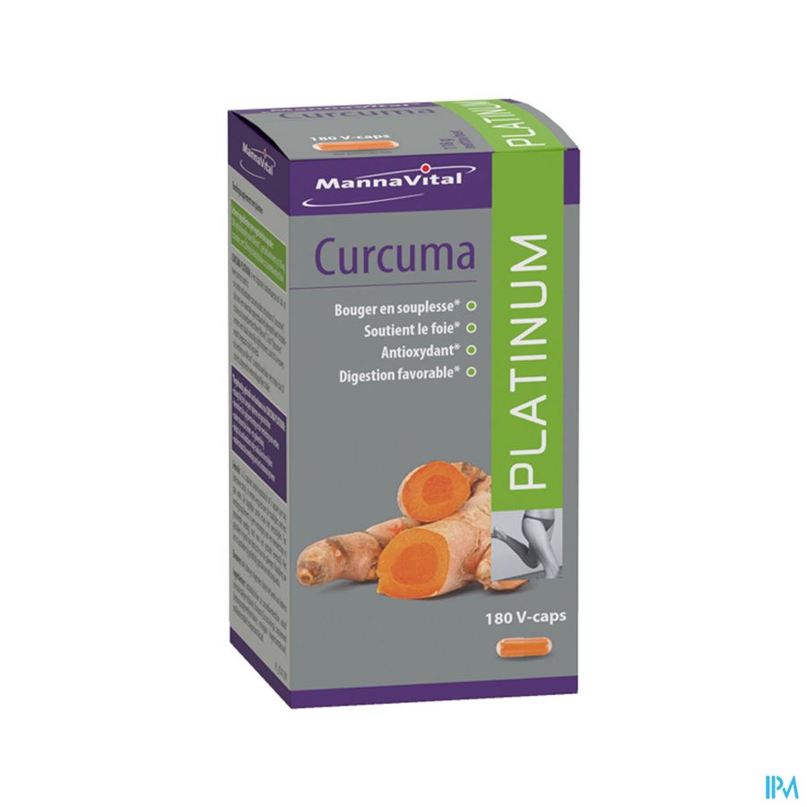 Mannavital Curcuma Platinum Caps 180 Mannavital Curcuma Platinum Caps 180