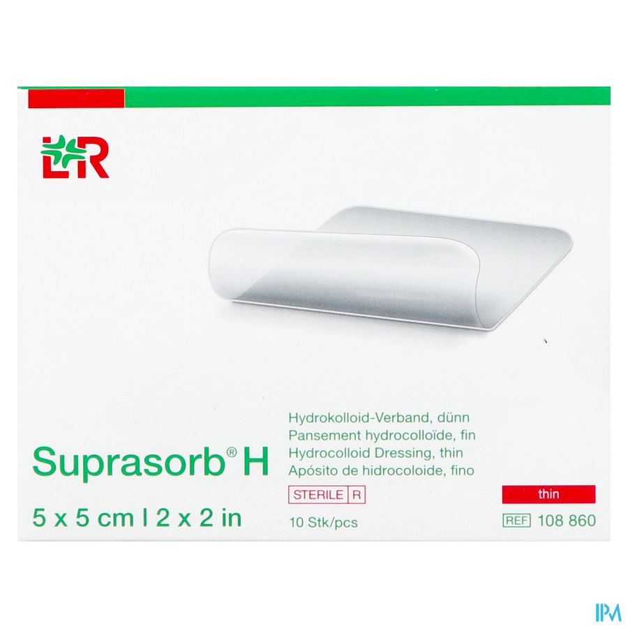 Suprasorb H Hydrocol. Fin 5x 5cm 10 108860 1