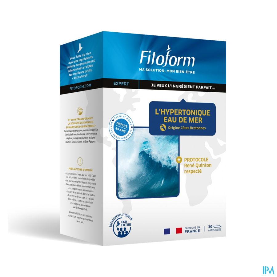 Hypertonisch Zeewater Amp 30 Fitoform Hypertonisch Zeewater Amp 30 Fitoform