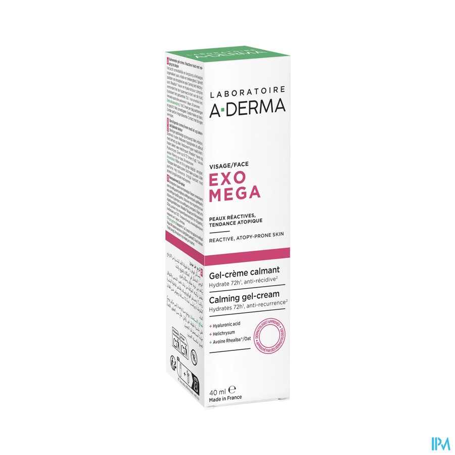 Aderma Exo Mega Gezicht Gel-creme 40ml