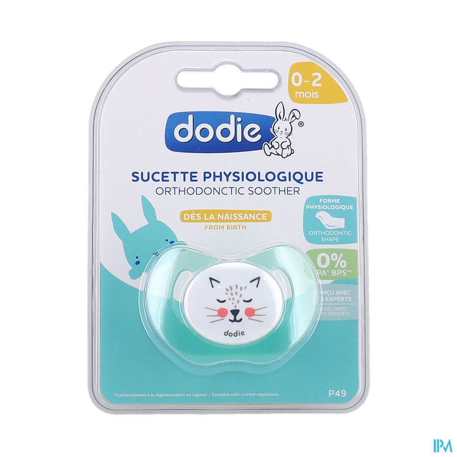 Dodie Fopspeen Fysio Silic. 1 0-2m Konijn Dodie Fopspeen Fysio Silic. 1 0-2m Konijn