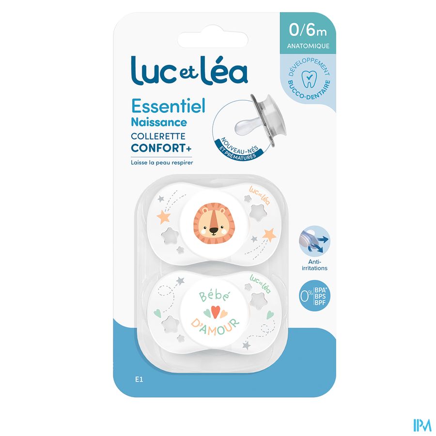 Luc&lea Fopspeen Essential 0-2m 2