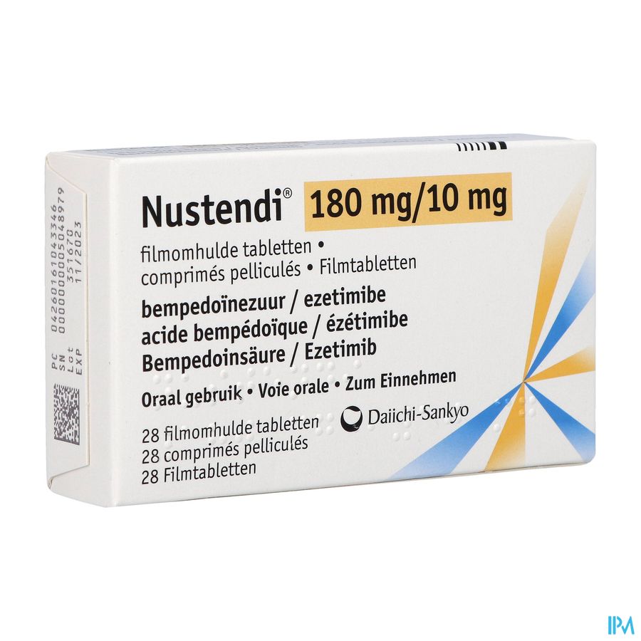 Nustendi 180mg/10mg Comp Pell 28 Nustendi 180mg/10mg Comp Pell 28