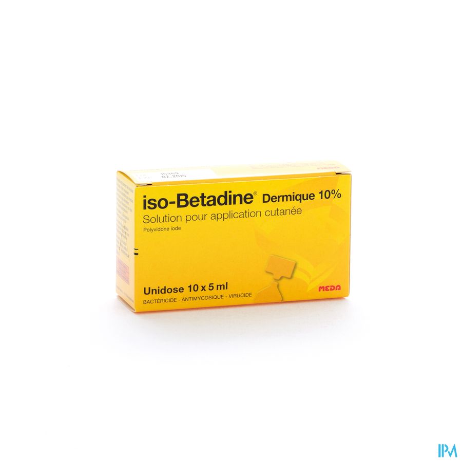 Iso Betadine Derm 10% Unidose Fl 10x5ml 2