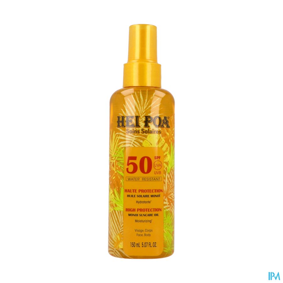Hei Poa Zonne Olie Monoi Ip50 150ml Hei Poa Zonne Olie Monoi Ip50 150ml