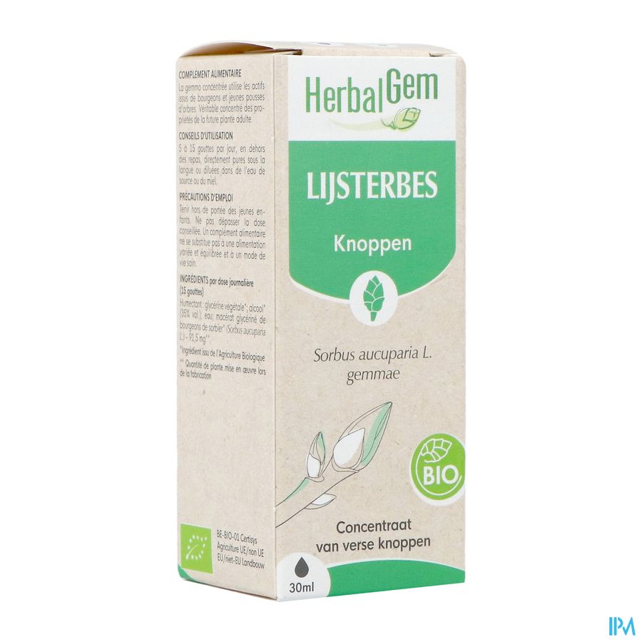 Herbalgem Lijsterbes Bio 30ml Herbalgem Lijsterbes Bio 30ml