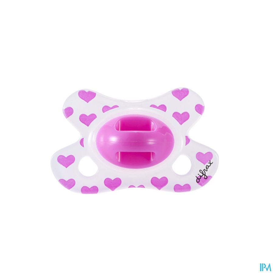 Difrax Sucette Newborn Dental Sil Girl -2/2m 1 796 10