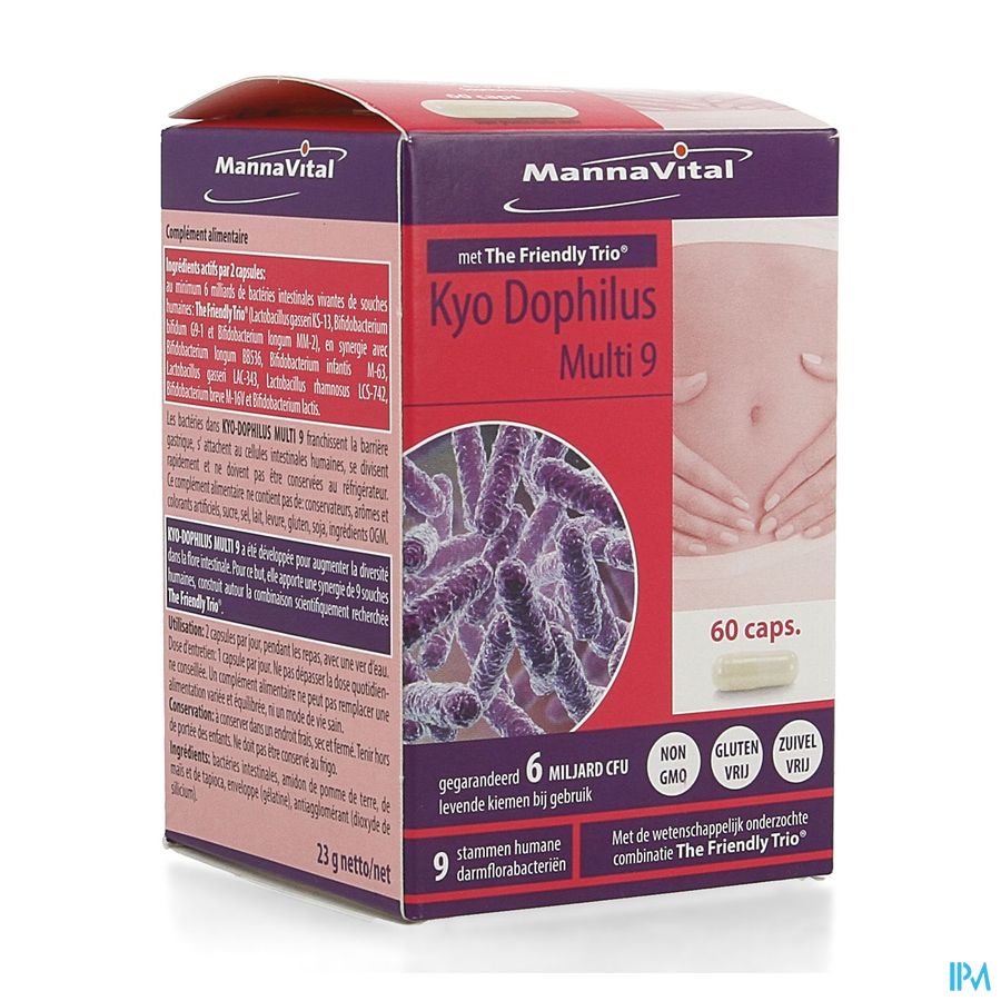 Mannavital Kyodophilus Multi 9 Caps 60 Mannavital Kyodophilus Multi 9 Caps 60
