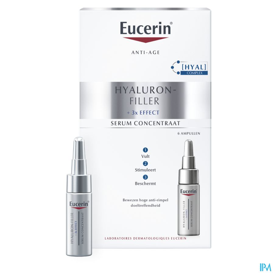 Eucerin Hyaluron-filler X3 Serum Concentraat 6x5ml Eucerin Hyaluron-filler X3 Serum Concentraat 6x5ml