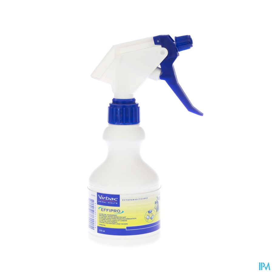 Effipro 2,5mg/ml Huidspray Opl Hond-kat 250ml Effipro 2,5mg/ml Huidspray Opl Hond-kat 250ml