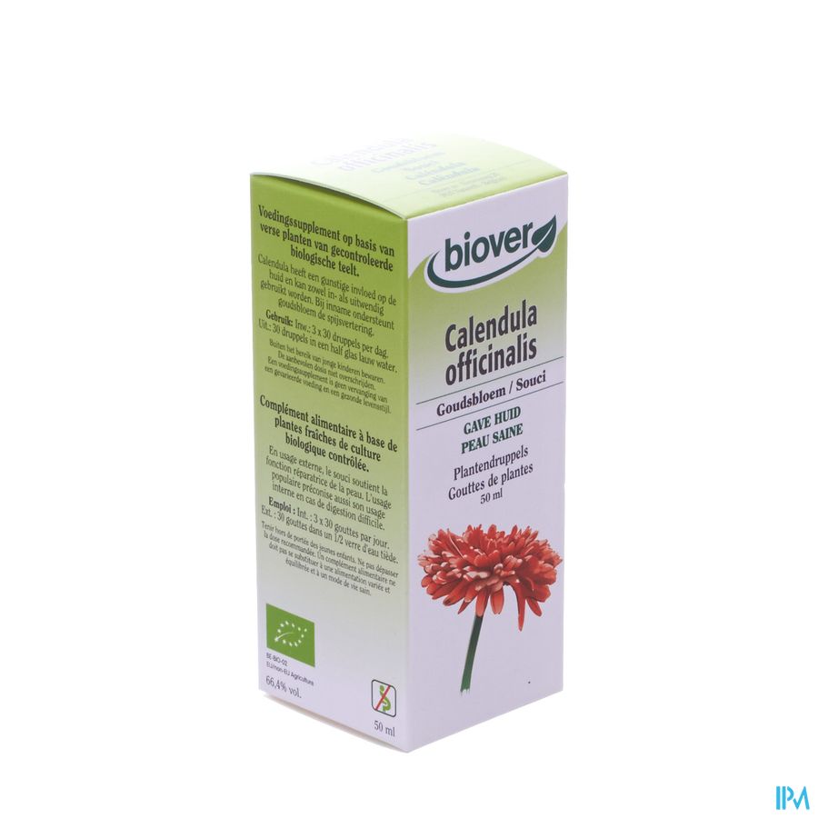 Goudsbloem Tinct Bio 50ml Biov Goudsbloem Tinct Bio 50ml Biov