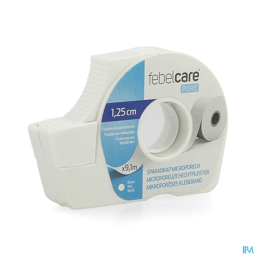 Febelcare Pore Micropor.hechtpleister 12,5mmx9,14m Febelcare Pore Micropor.hechtpleister 12,5mmx9,14m