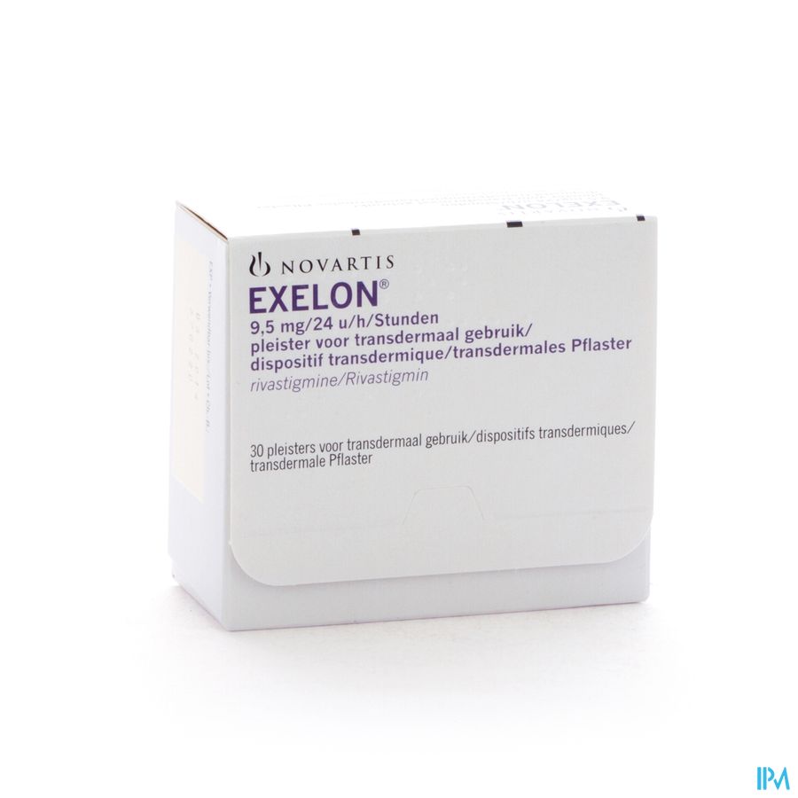 Exelon 9,5mg/24h Emplatre Transdermal 30 Exelon 9,5mg/24h Emplatre Transdermal 30