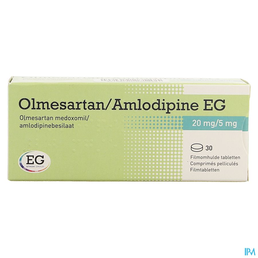 Olmesartan Amlodipine EG 20Mg/ 5Mg Film.Tabl  30 1