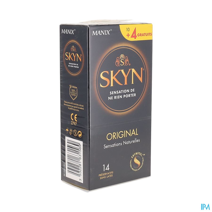 Manix Skyn Original Condoms 10+4 Manix Skyn Original Condoms 10+4