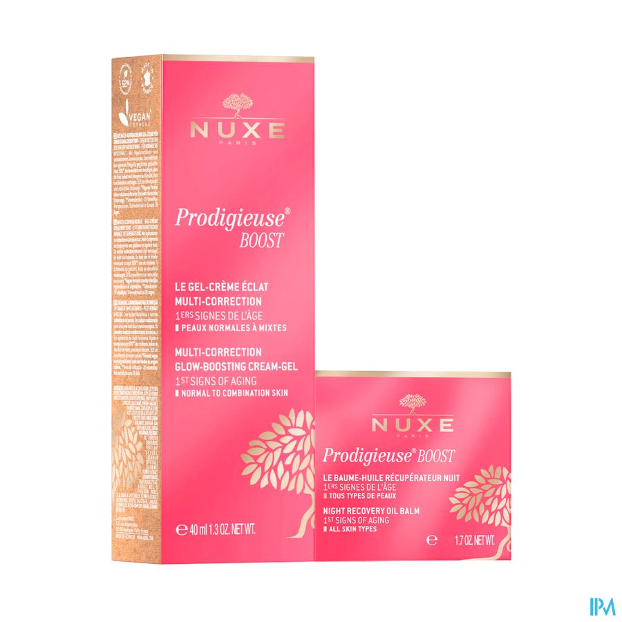 Nuxe Prodigieux Boost Duo Gelcr Pn40ml+nachtcr15ml Nuxe Prodigieux Boost Duo Gelcr Pn40ml+nachtcr15ml