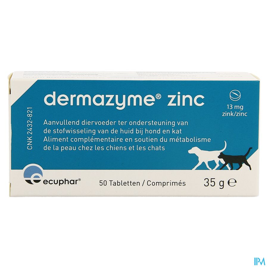 Dermazyme Zink Hond Comp 50 1