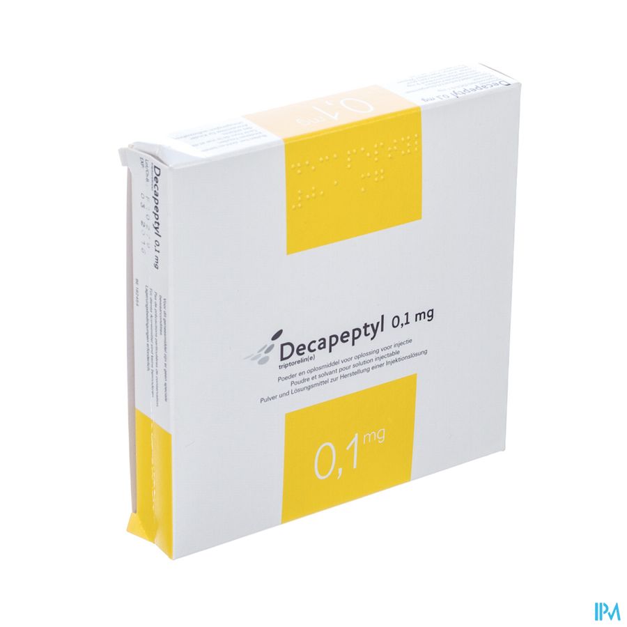 Decapeptyl 0,1mg 7fl Lyo+7amp Solv Decapeptyl 0,1mg 7fl Lyo+7amp Solv