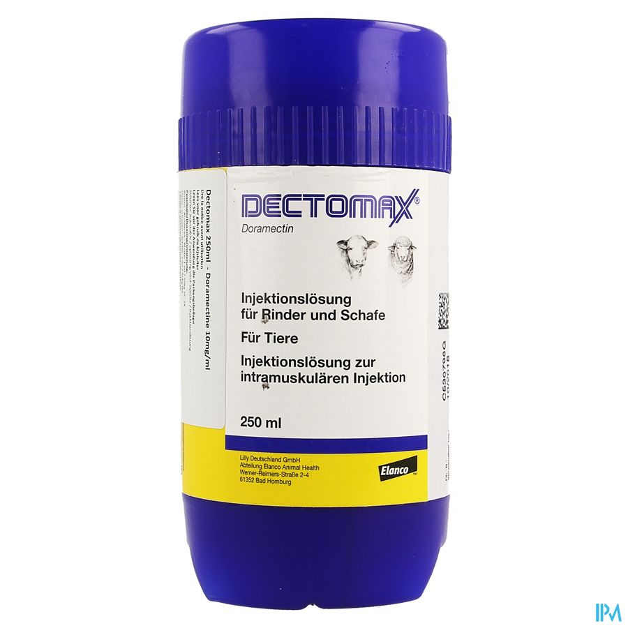 Dectomax 10mg/ml Sol Inj 250ml Pip Dectomax 10mg/ml Sol Inj 250ml Pip