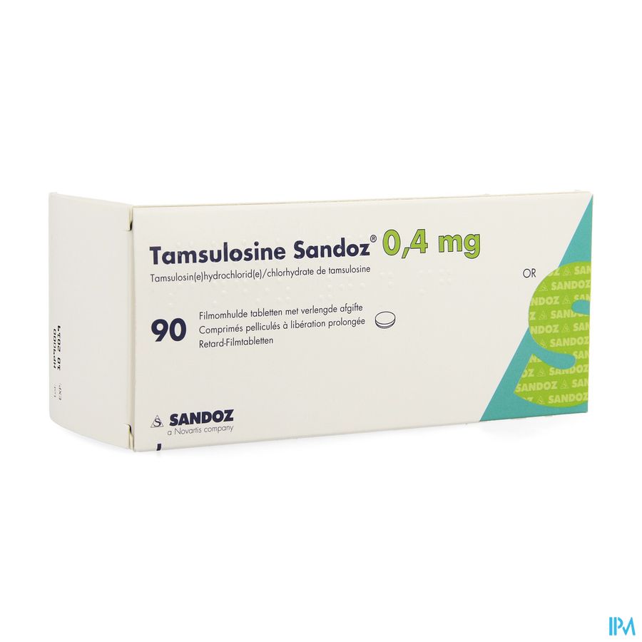 Tamsulosine Sandoz 0,4mg Lib.prol. Comp Pell 90 Tamsulosine Sandoz 0,4mg Lib.prol. Comp Pell 90