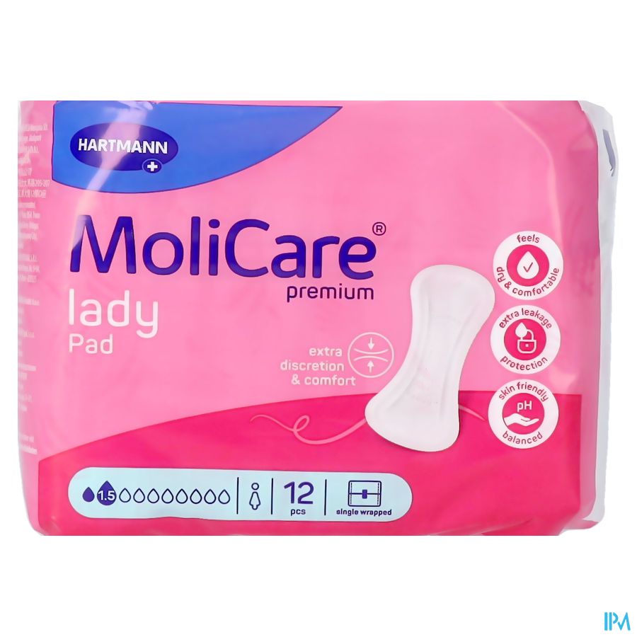 Molicare Premium Lady Pad 1,5d 12 1680360 Molicare Premium Lady Pad 1,5d 12 1680360