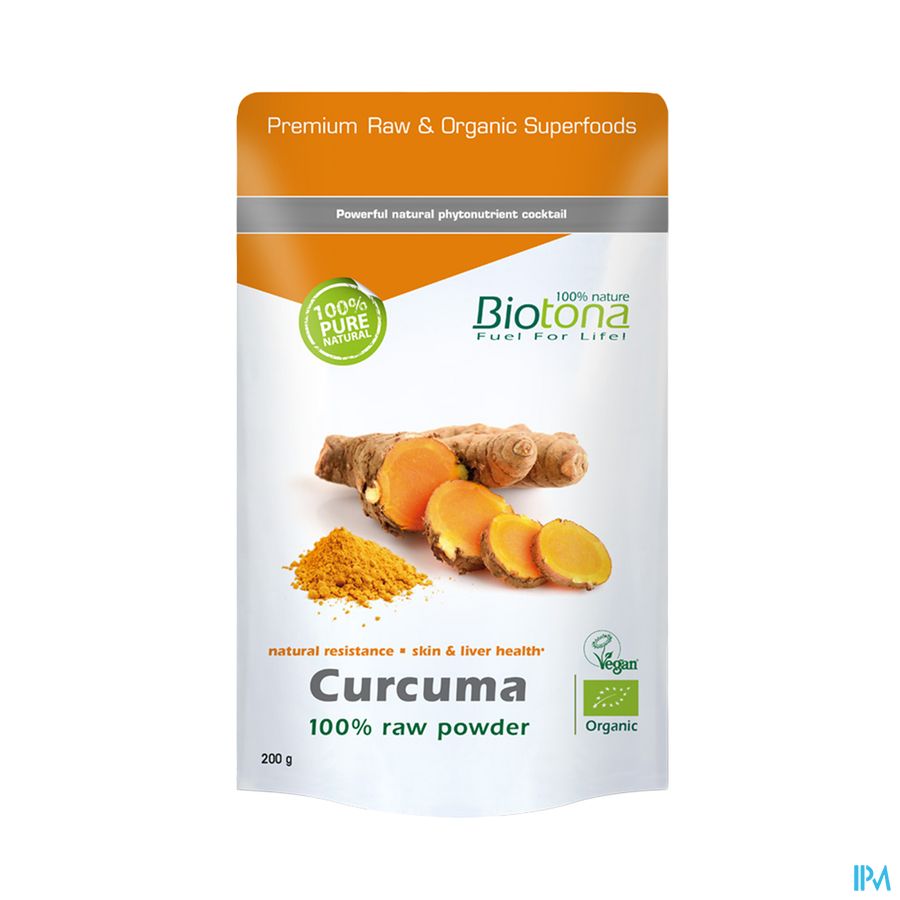 Biotona Curcuma Bio Pdr 200g
